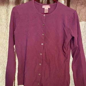 Purple Cardigan
